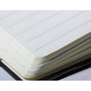 Notes & Dabbles Flynn Lined Notebook Journal White Hard Cover with Pen Holder - A6