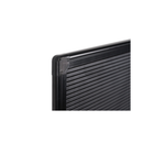 لوح اعلانات أحرف و أرقام مغناطيسي اسود مع اطار المنيوم اسود بايسلك مايا