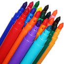 Mont Marte Mammoth Felt Tip Coloring Markers 30 Bright + 20 Scented Markers - Set of 50