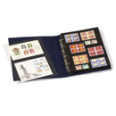 Leuchtturm OPTIMA EASY Ringbinder Dark Navy Blue 270x220x40mm with 10 OPTIMA Banknote Sheets