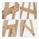 Sinoart Lyre Artist Studio H-Frame Adjustable Display Wood Easel 83x65x162cm