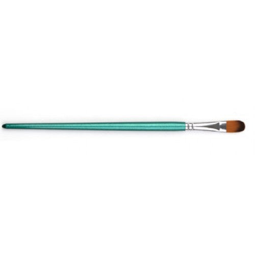 Sinoart Long Oil & Acrylic Artist Nylon Brush - Flat