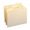 Value Filing Manila File Folders with 1/3 Cut Tabs - Box of 100