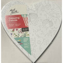 Mont Marte Coloring Canvas Heart 30cm
