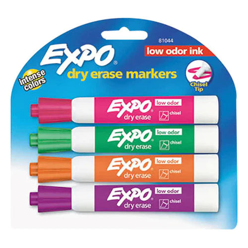 Expo White Board Markers Pop  - Set of 4