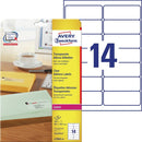 Zweckform Laser Transparent Labels Printable A4 Sheets - Pack of 25