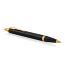 Parker IM Metal Black GT Ballpoint Pen
