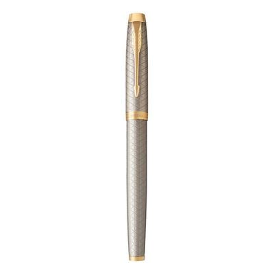 Parker IM Premium Warm Silver GT Rollerball Pen