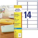 Zweckform Inkjet Transparent  Labels Printable A4 Sheets - Pack of 25 Sheets