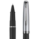 قلم حبر سائل رولر واترمان ايمبلم ديلوكس أسود كروم