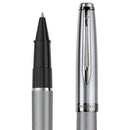 قلم حبر سائل رولر واترمان ايمبلم ديلوكس رمادي كروم