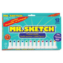 Mr. Sketch 12 Unscented Markers - Chisel Tip