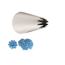 Wilton Round, Petal, Drop Flower, Grass, Weave & Open Star Decorating Tips