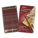 Derwent Pastel Portrait Skin Tones Pencils Drawing & Writing Colouring Pencils For Portrait Drawing Ideal For Blending & Detailing Professional Quality - Tin Set of 12