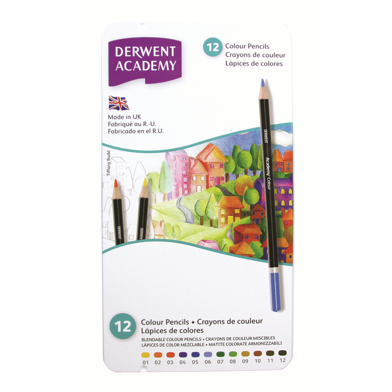 طقم أقلام رصاص ملونة أكاديمية ديروينت