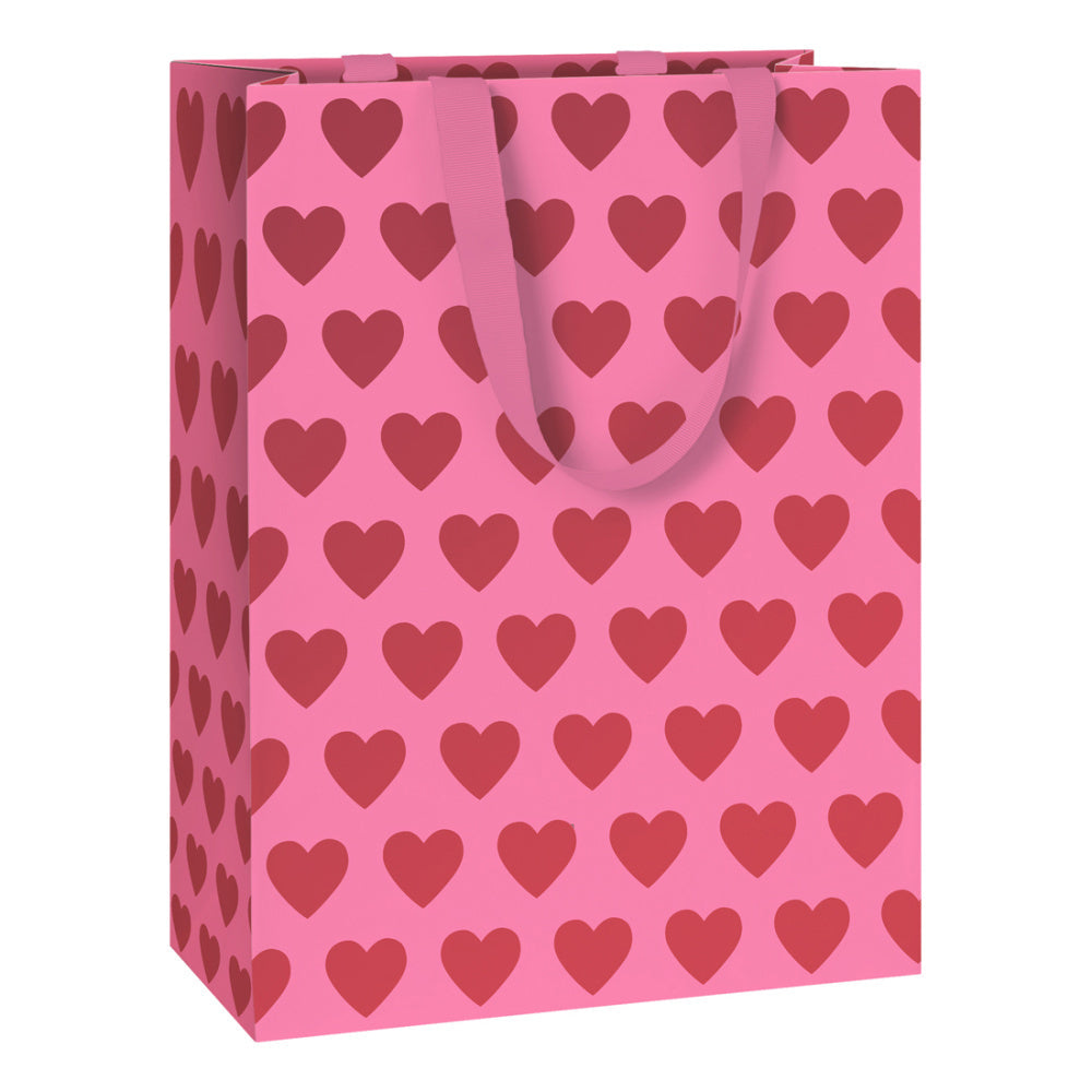 Stewo Metallic Hearts 23x13x30 cm Gift Bag