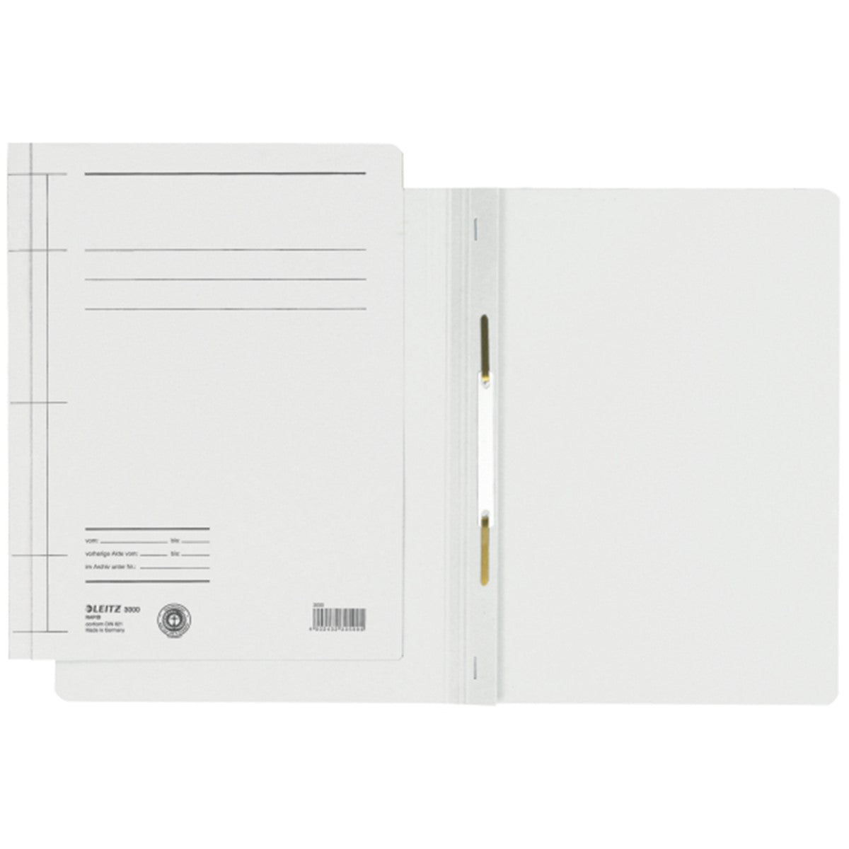 Leitz Cardboard Folder with Metal Fastener A4 Classic Colours