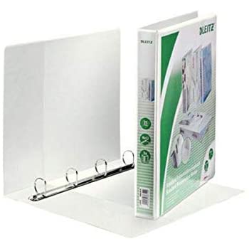 Leitz 4 Ring 25 mm Presentation Binder A4 White