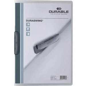 Durable Duraswing Clip Folder Transparent