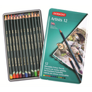 Derwent Artists Drawing & Colouring Pencils Ideal For Blending & Layering Professional Quality - Tin Set