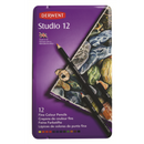 Derwent Studio Colouring Pencils Drawing & Colouring Ideal for Illustrating & Detailing Wax-Based Professional Quality - Tin Set