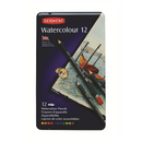 Derwent Watercolour Pencils Painting & Drawing Ideal for Blending & Layering Wax-Based Professional Quality - Tin Set