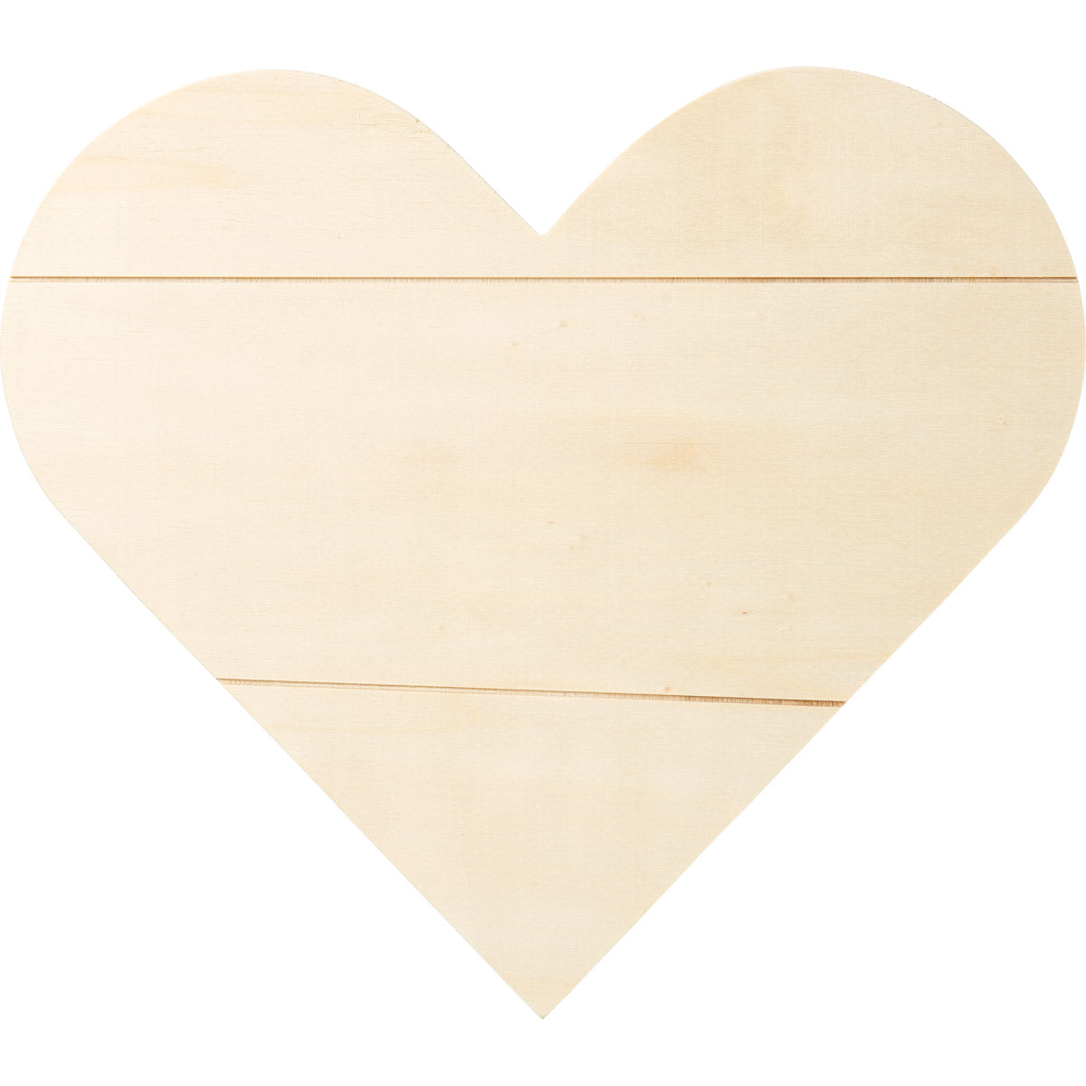 Plaid Crafts Wood Unpainted Plaques Heart Sign 30x26cm