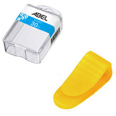 Abel L Type Plastic Clip Assorted Colours - Box of 12