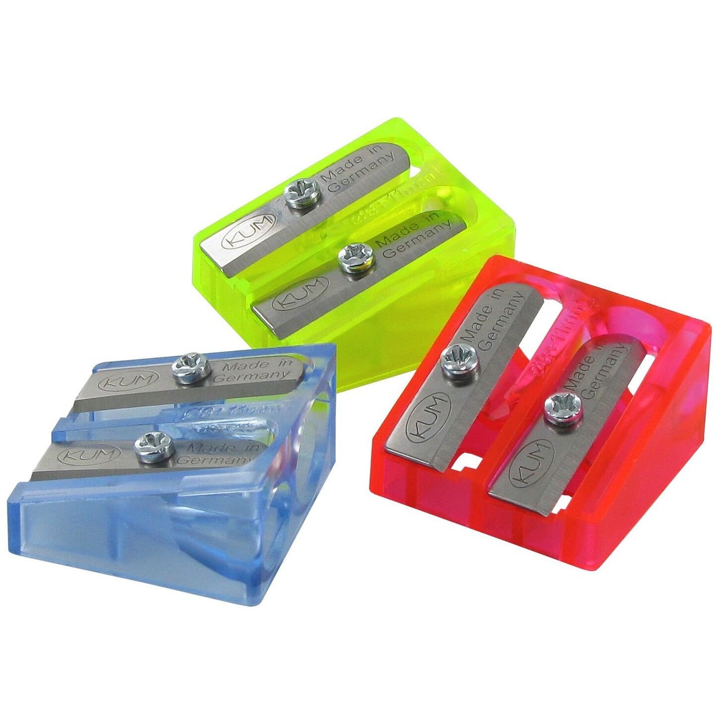 Kum Pencil Sharpener Twin Blade Transparent