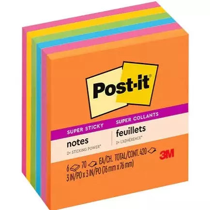 3M Post-it® Notes Super Sticky 3