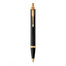 Parker IM Metal Black GT Ballpoint Pen