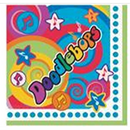 ادوات مائدة ملونة و مطبوعة