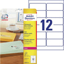 Zweckform Laser Transparent Labels Printable A4 Sheets - Pack of 25