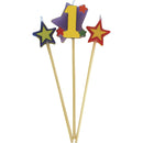 Unique Party Numeral Candle Set