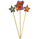 Unique Party Numeral Candle Set