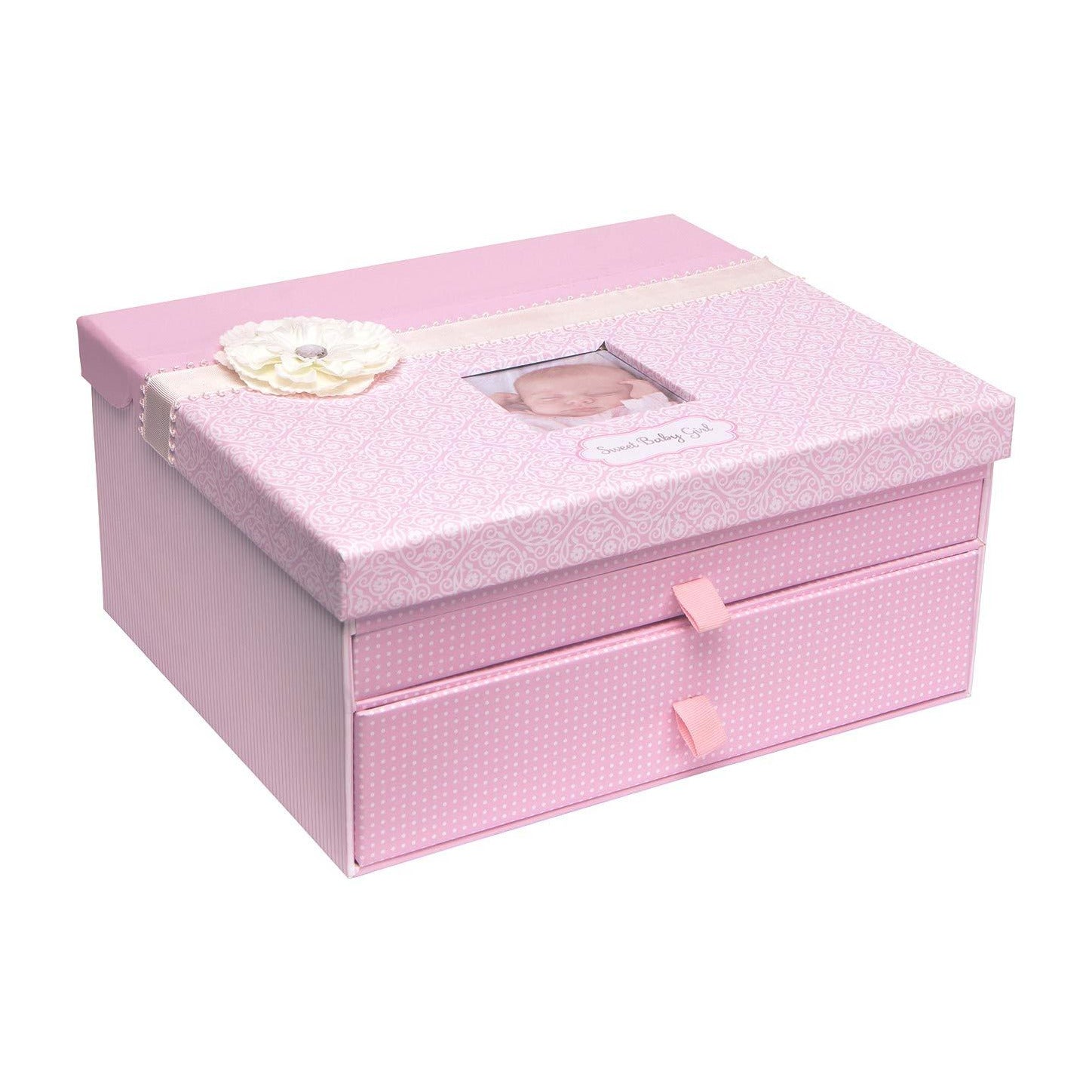 C.R. Gibson Baby's Keepsake Chest Box 31x26x14 cm Sweet Baby Girl