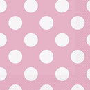 Unique Polka Dots Beverage Napkins 25x25 cm - Pack of 16