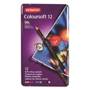 Derwent Coloursoft Colouring Pencils Drawing & Writing Ideal For Colour Building Professional Quality - Tin Set