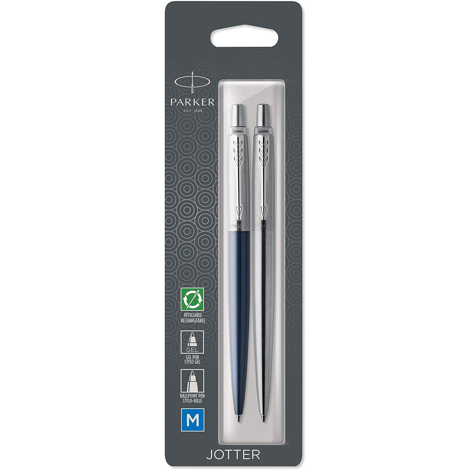 Parker Jotter London Duo Ballpoint & Gel Pen Discovery Pack of 2