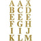 Zweckform A-Z 15mm Bold Gold Letters Labels Weatherproof - Pack of 36