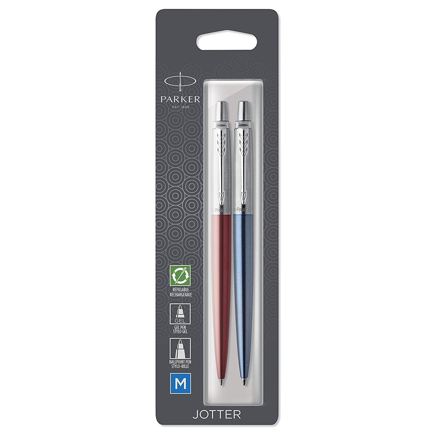 Parker Jotter London Duo Ballpoint & Gel Pen Discovery Pack of 2