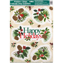 Unique Party Christmas Window Clings Removable Stickers