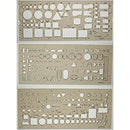 KOH-I-NOOR Electro Drawing Template Ruler Set/3