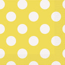 Unique Polka Dots Luncheon Napkins 33x33 cm - Pack of 16