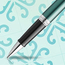 طقم أقلام واترمان هيمسفير مجموعة الريفيرا الفرنسية أخضر كروم رولر + جاف