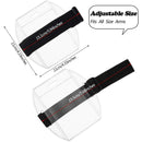 Durable Arm Badge Armband with Adjustable Strap