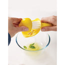 Joseph Joseph Catcher Citrus Reamer with Seed Catcher - Yellow/Grey