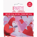 Unique Party Foil Confetti Jumbo Hearts - 14g