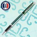 طقم أقلام واترمان هيمسفير مجموعة الريفيرا الفرنسية أخضر كروم رولر + جاف