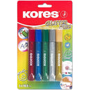 Kores Glitter Glue - Set of 5